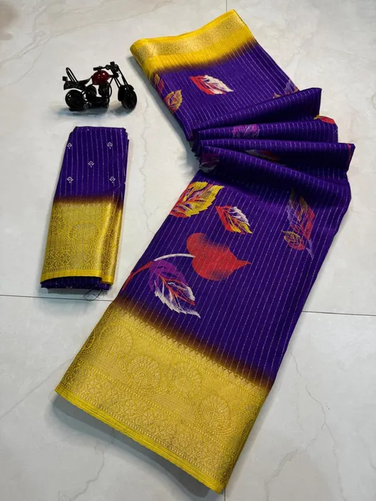 Rekko Silk Saree with Blouse – Elegant & Lightweight